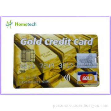Real Capacity 2gb / 4gb / 8gb  16gb 32gb GOLD Credit Card s